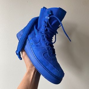 Nike Game Royal Suede Air Force 1.